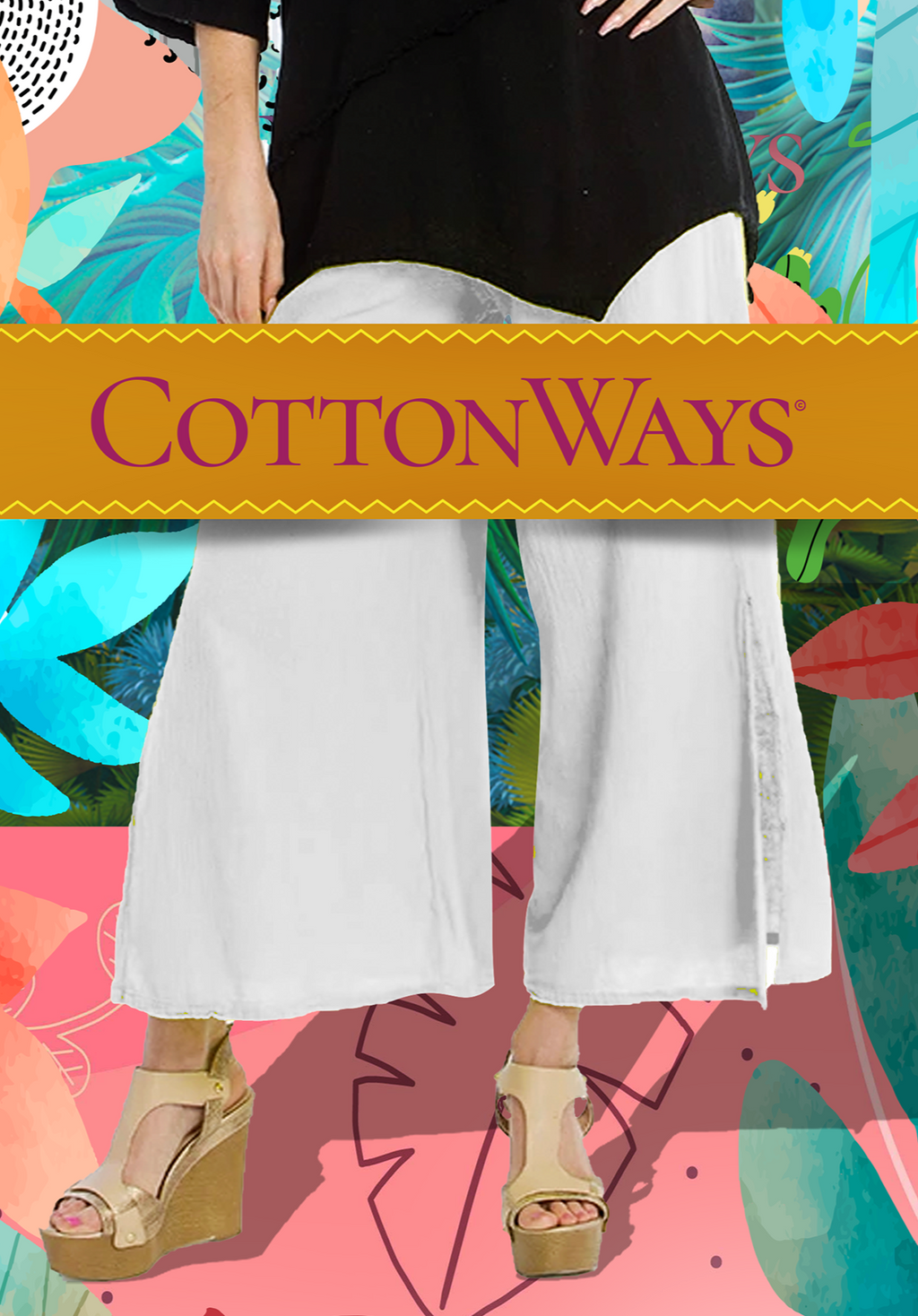 Emma 100% Gorgeous Flow! Cotton Gauze Pants