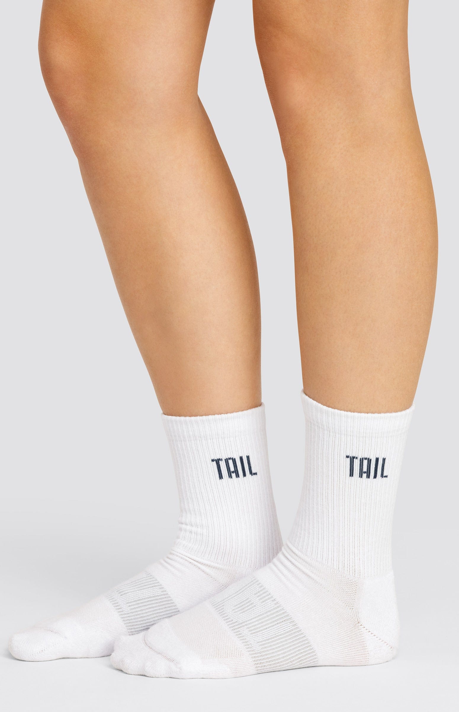 Scottie Crew Socks - Navy Blue Logo