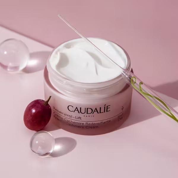 Caudalie Resveratrol Lift Firming Cashmere Anti-Aging Face Cream - Natural Face Moisturizer with Resveratrol