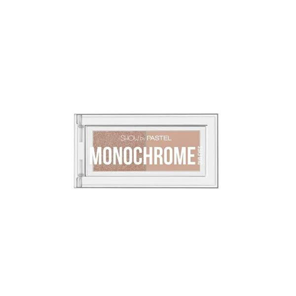 Show By Pastel Monochrome Eyeshadow Palette - Natural & Vegan Beauty, Shimmer & Matte, Portable & Dermatologically Tested