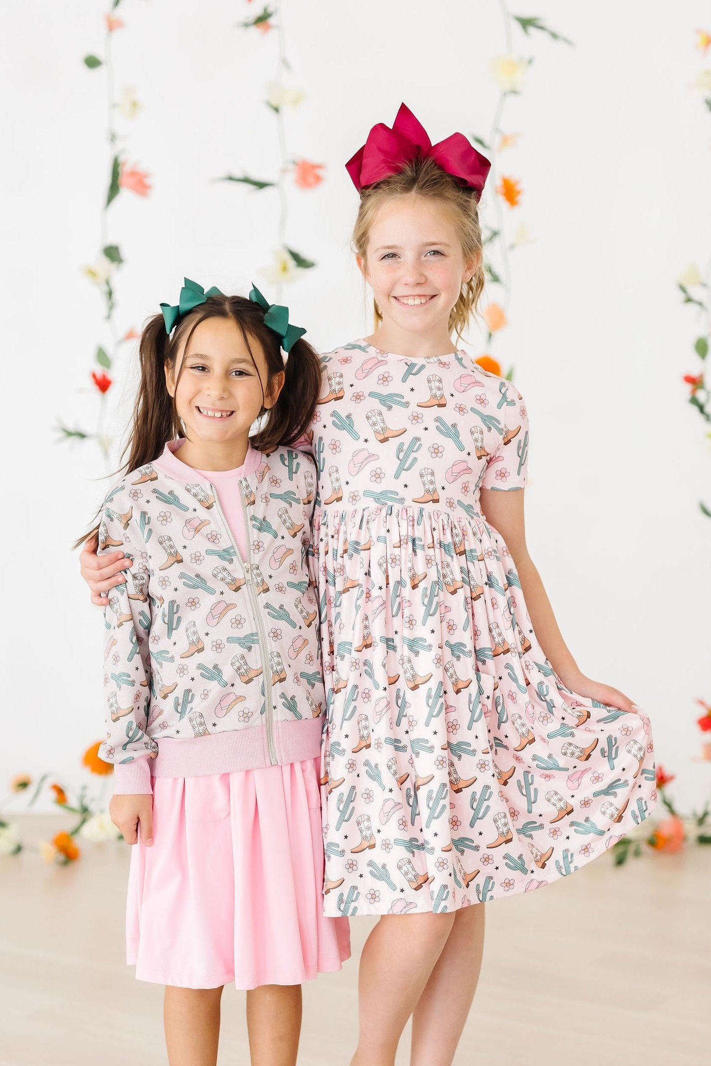 Mila & Rose ® Cactus Cowgirl S/S Pocket Twirl Dress — lifestyle context