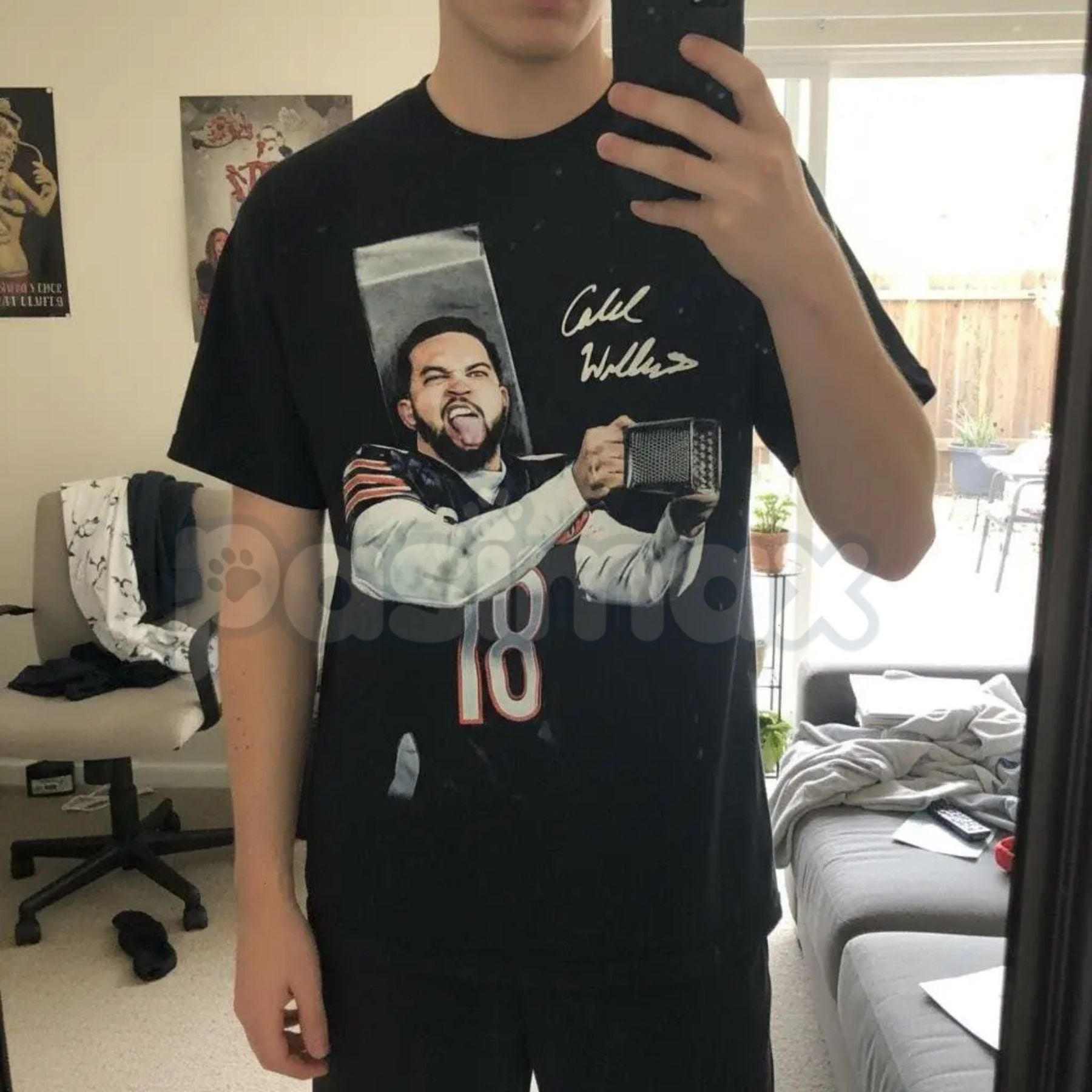 Pasimax Caleb Williams Cheese Grater T-Shirt - Chicago Football Graphic Tee, Funny Chicago QB Rivalry Shirt, Bear Down Game D
