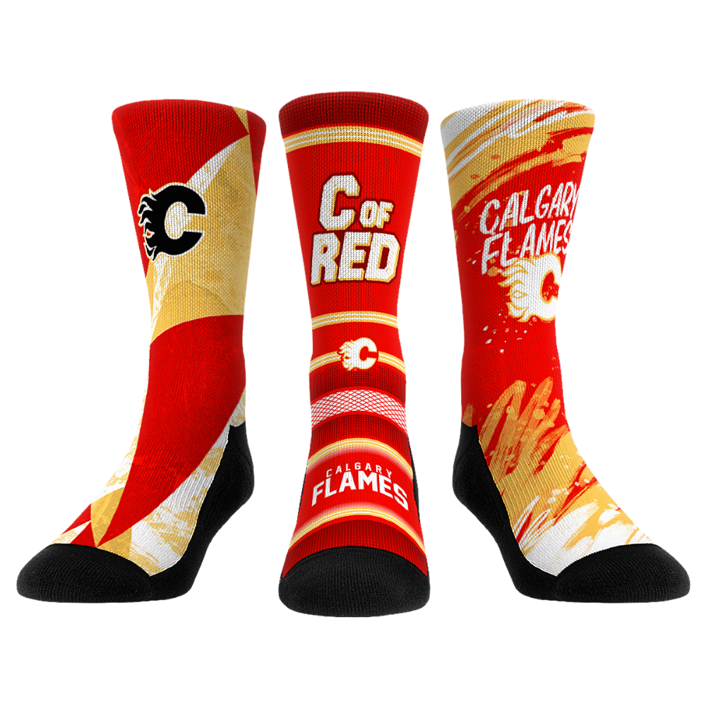 Rock 'Em Socks Rock 'Em Socks Calgary Flames - Power Play 3-Pack — main product shot