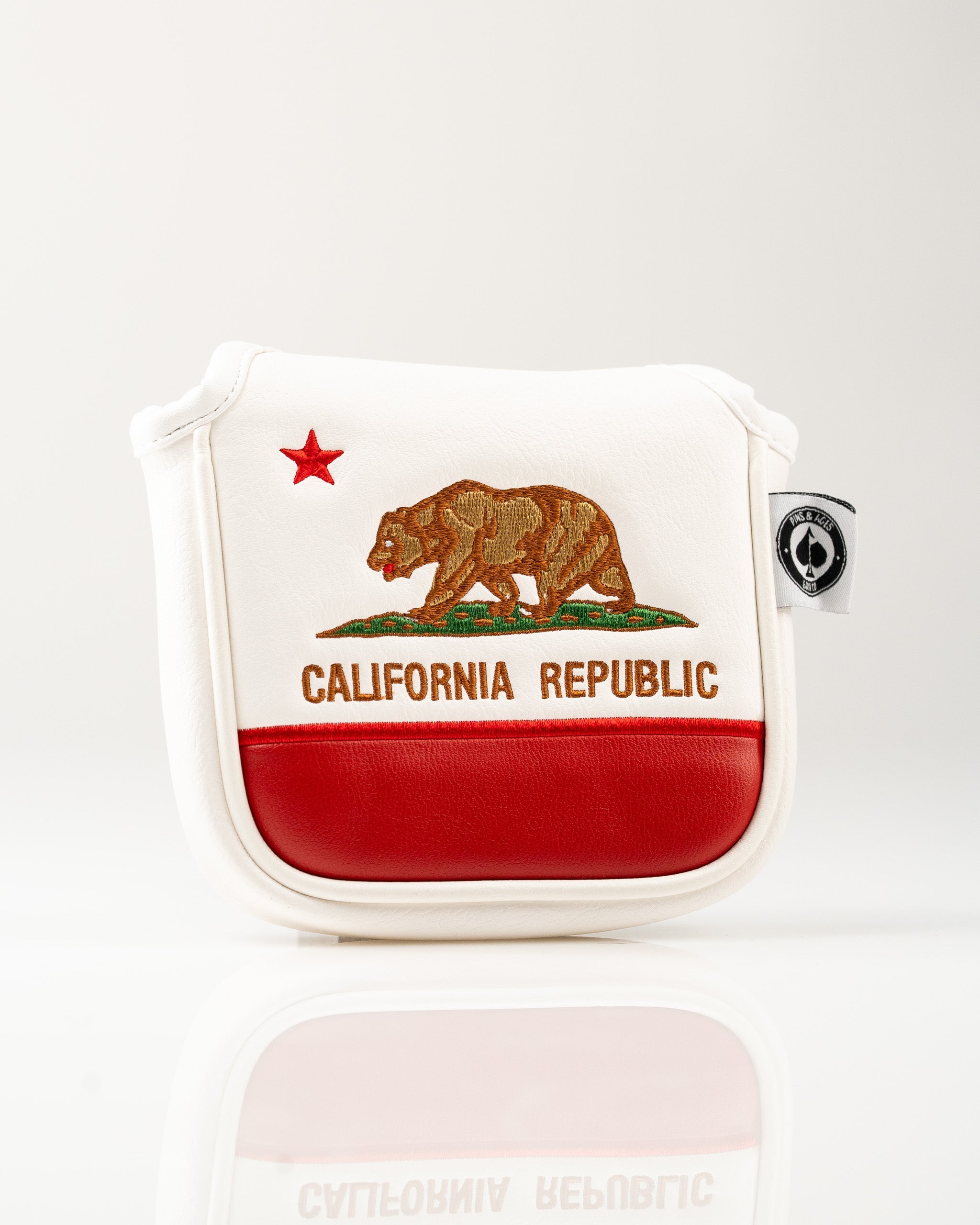 California State Flag - Mallet Putter Cover – Pins and Aces, view 2