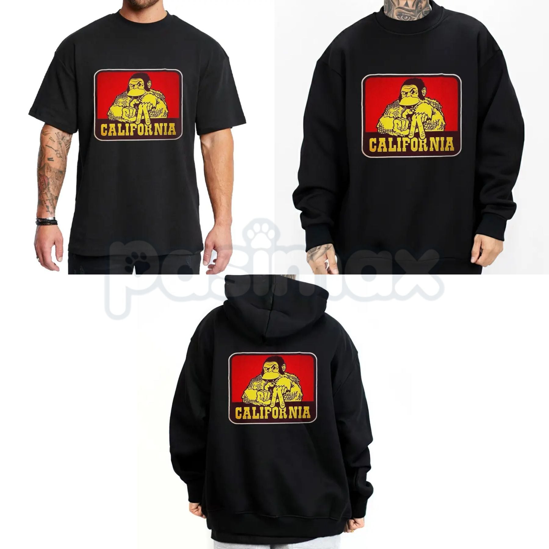 California Monkey LA Chicano Shirt – Chicana Cholo Style Hoodie & Los Angeles Streetwear Sweatshirt