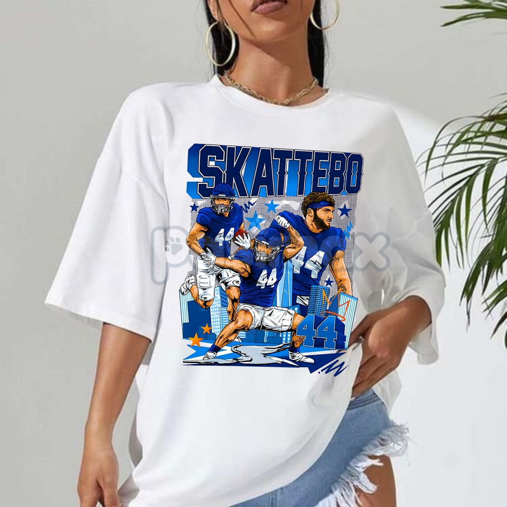 Pasimax Cam Skattebo New York Giants Graphic T-Shirt - ASU Sun Devils RB Rookie Tee, "The Truck" Football Apparel — main prod