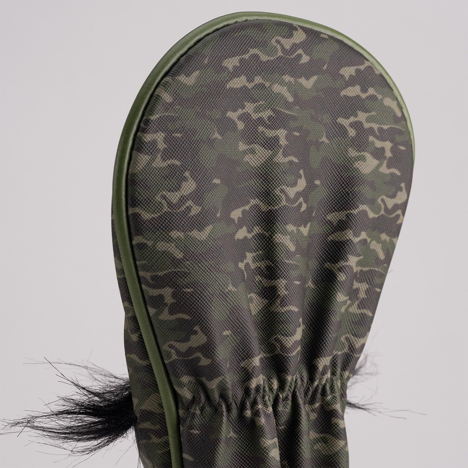 Mustache Sugar Skull - Fairway Cover Green Camo – Pins and Aces, view 9