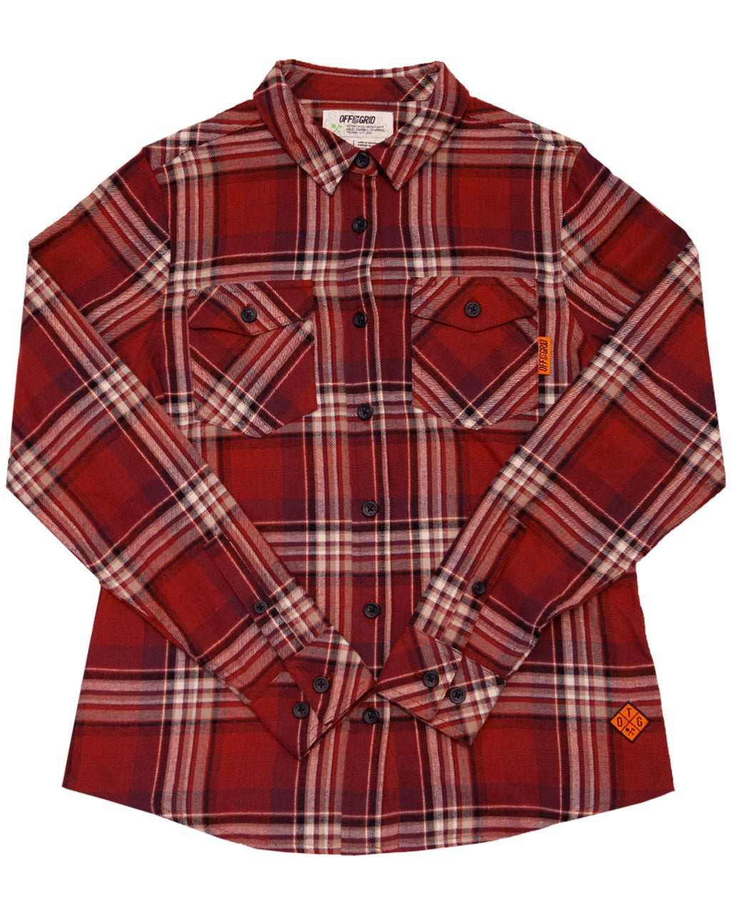 Off The Grid Surplus Campbell Women's Flannel — main product shot