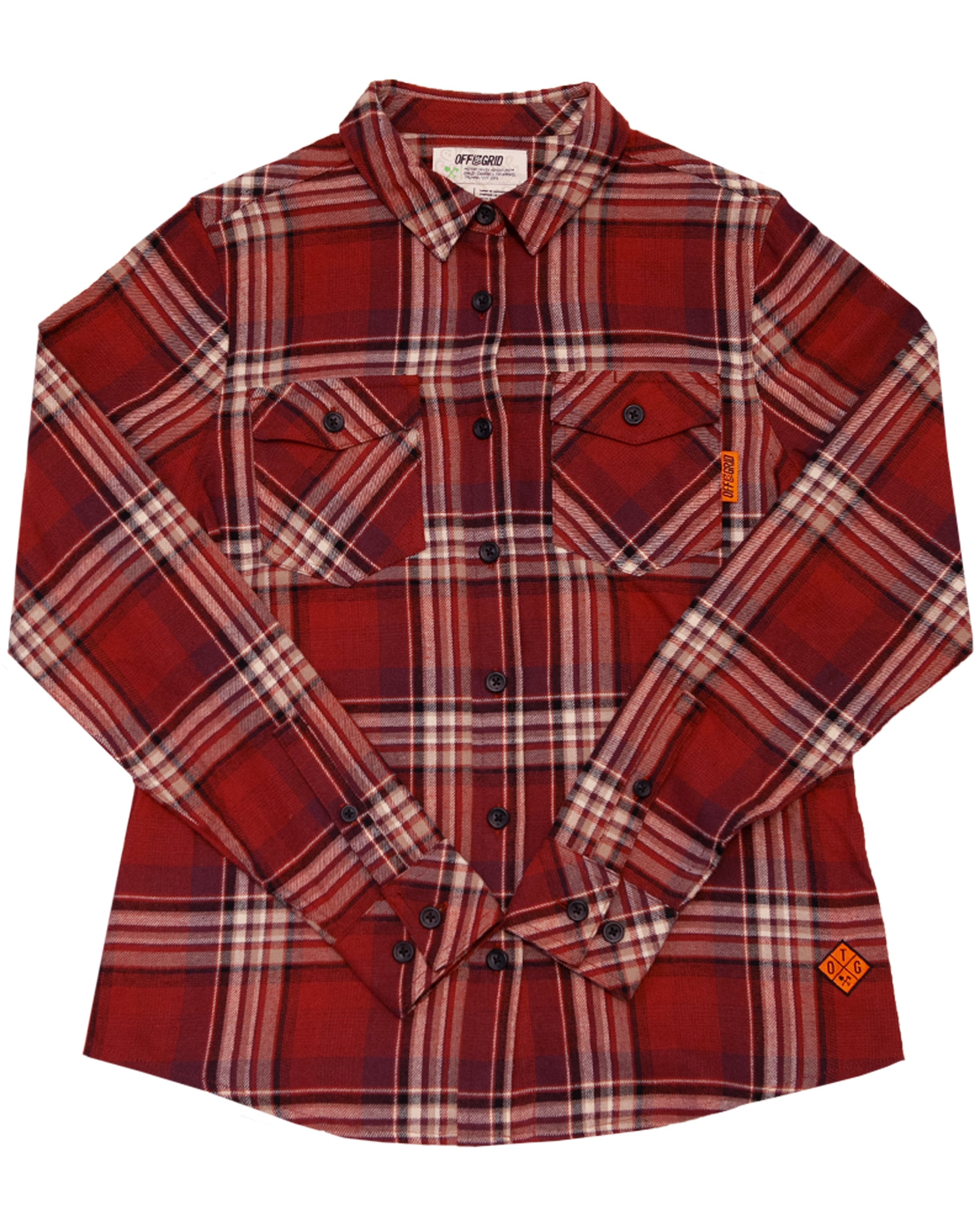 Off The Grid Surplus Campbell Women's Flannel — main product shot