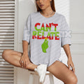 Pasimax "Can’t Relate" Holiday Tee - Funny Anti-Christmas Slogan Shirt, Sarcastic Seasonal Apparel, Jaded Holiday Humor Gift 