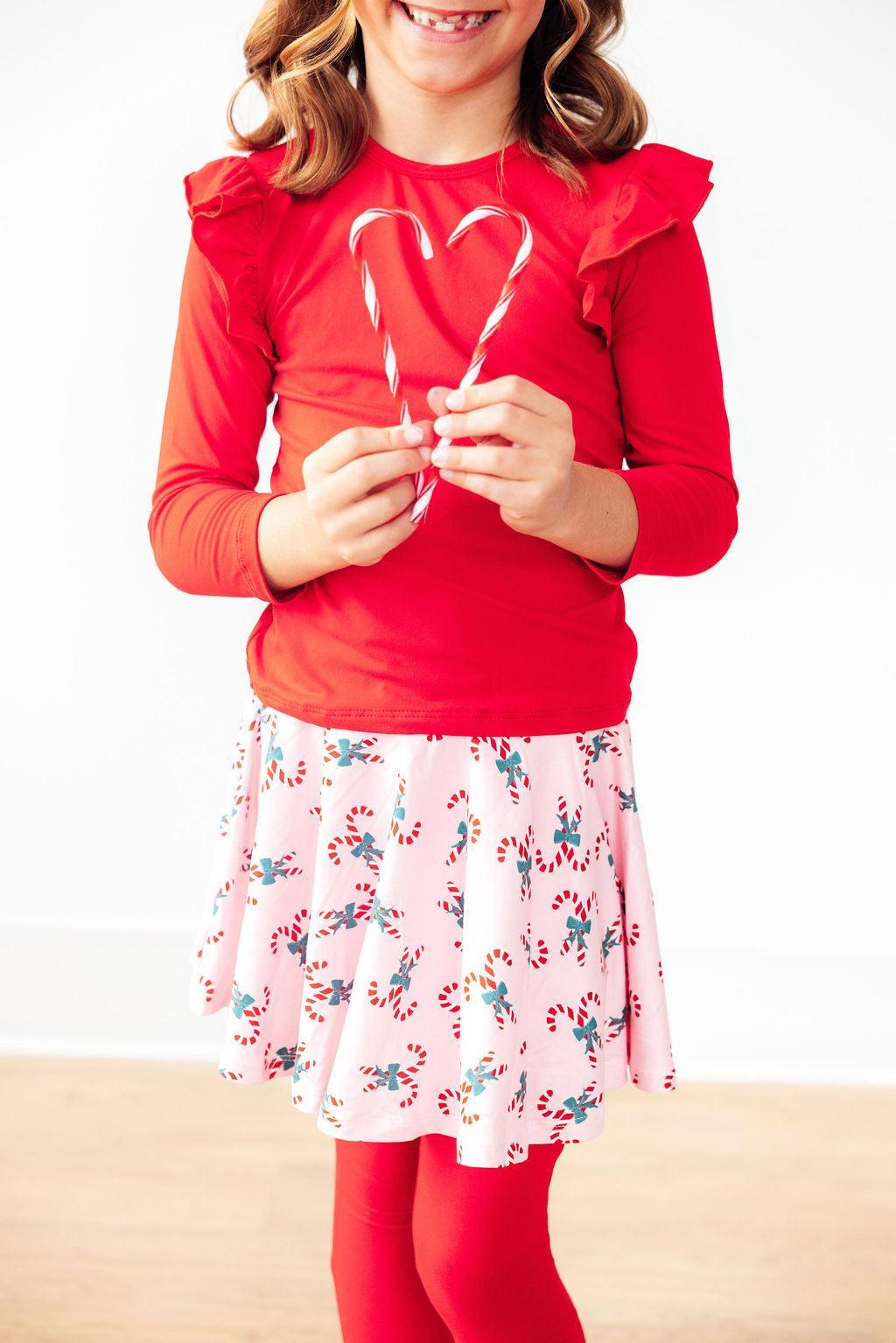 Mila & Rose ® Candy Cane Cutie Twirl Skegging — main product shot