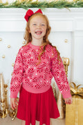 Mila & Rose ® Candy Canes Sweater — main product shot