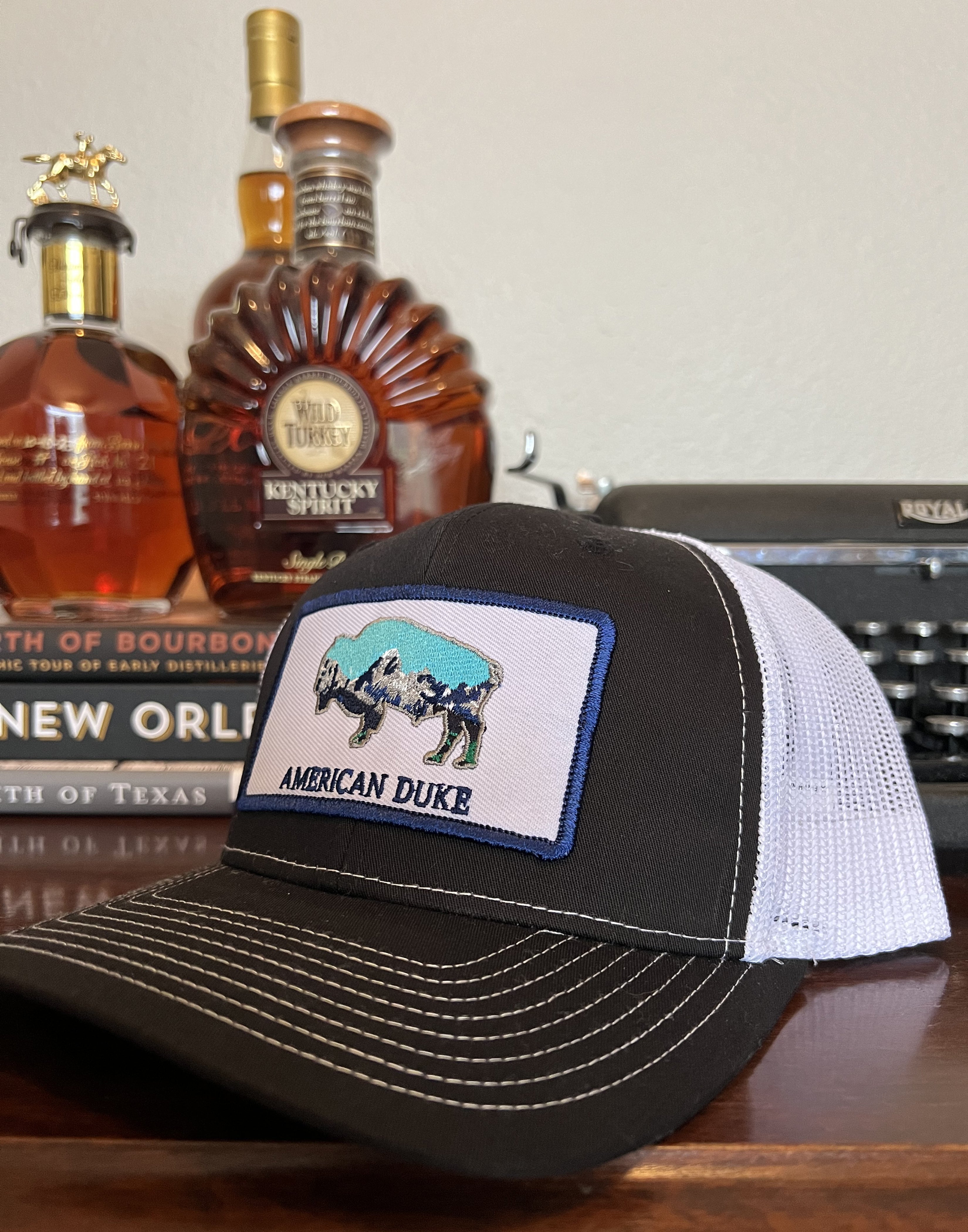 American Duke Apparel Company The Teton Bison Cap - Black — main product shot