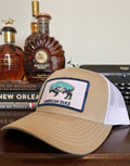 American Duke Apparel Company The Teton Bison Cap - Khaki — main product shot
