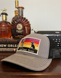 American Duke Apparel Company Ranch Sunset Cap - Grey & Black — main product shot