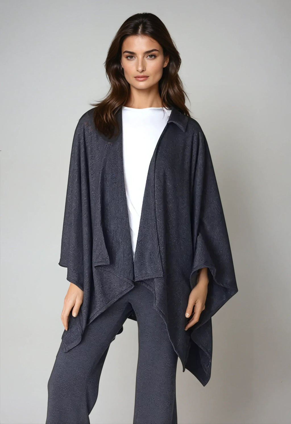 Buki Cape Wrap Kimono — side view