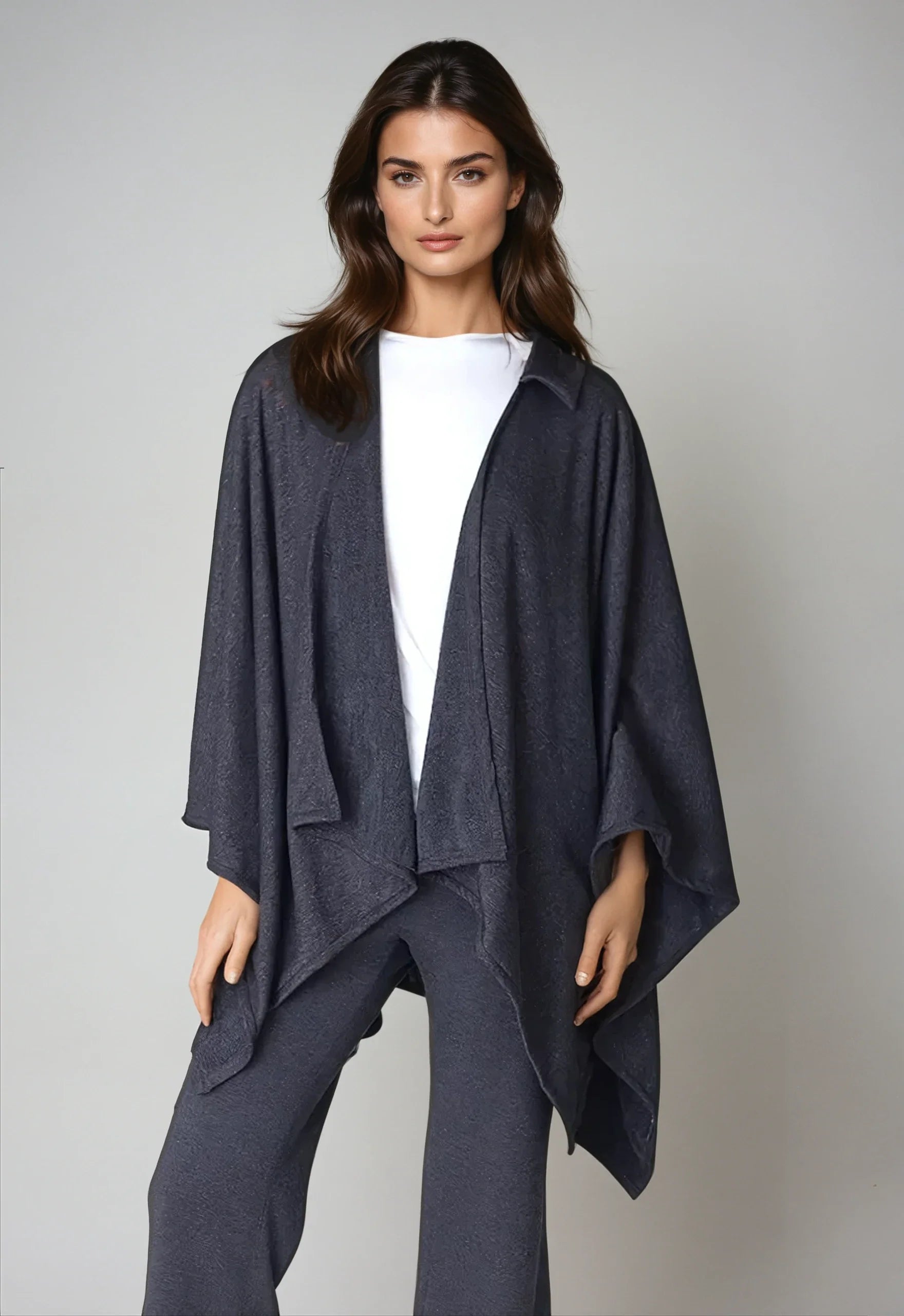 Buki Cape Wrap Kimono — side view