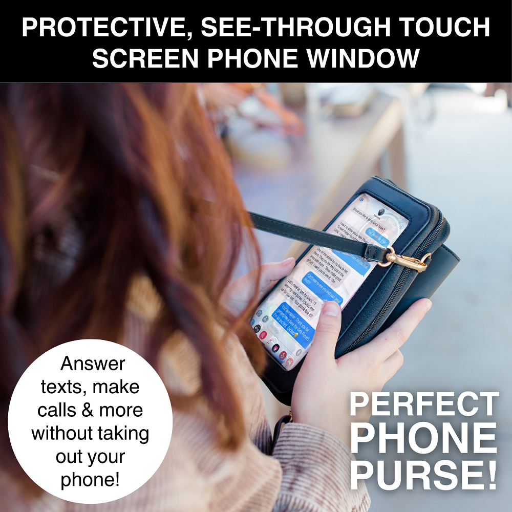 SaveTheGirls Captiva RFID Touch Screen Purse — color detail