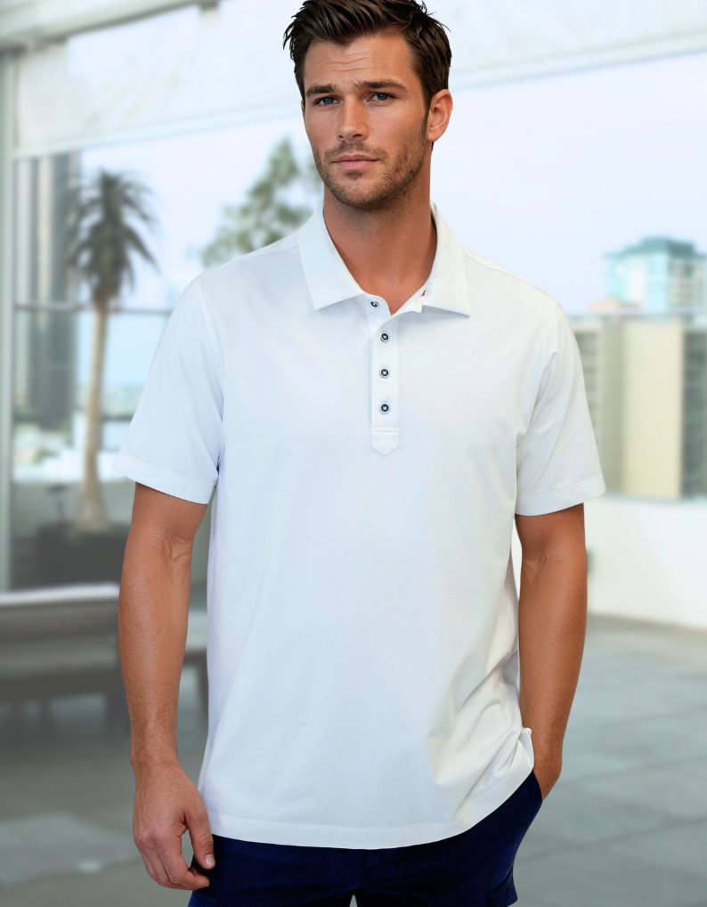 Buki Buki Cinqo Polo 4-Pack - Navy/White/Julep/Blue — lifestyle context
