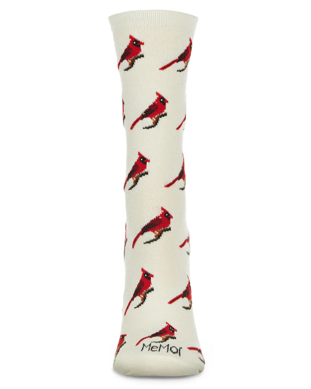 KADOU BOUTIQUE Cardinal Bamboo Crew Socks — detail close-up