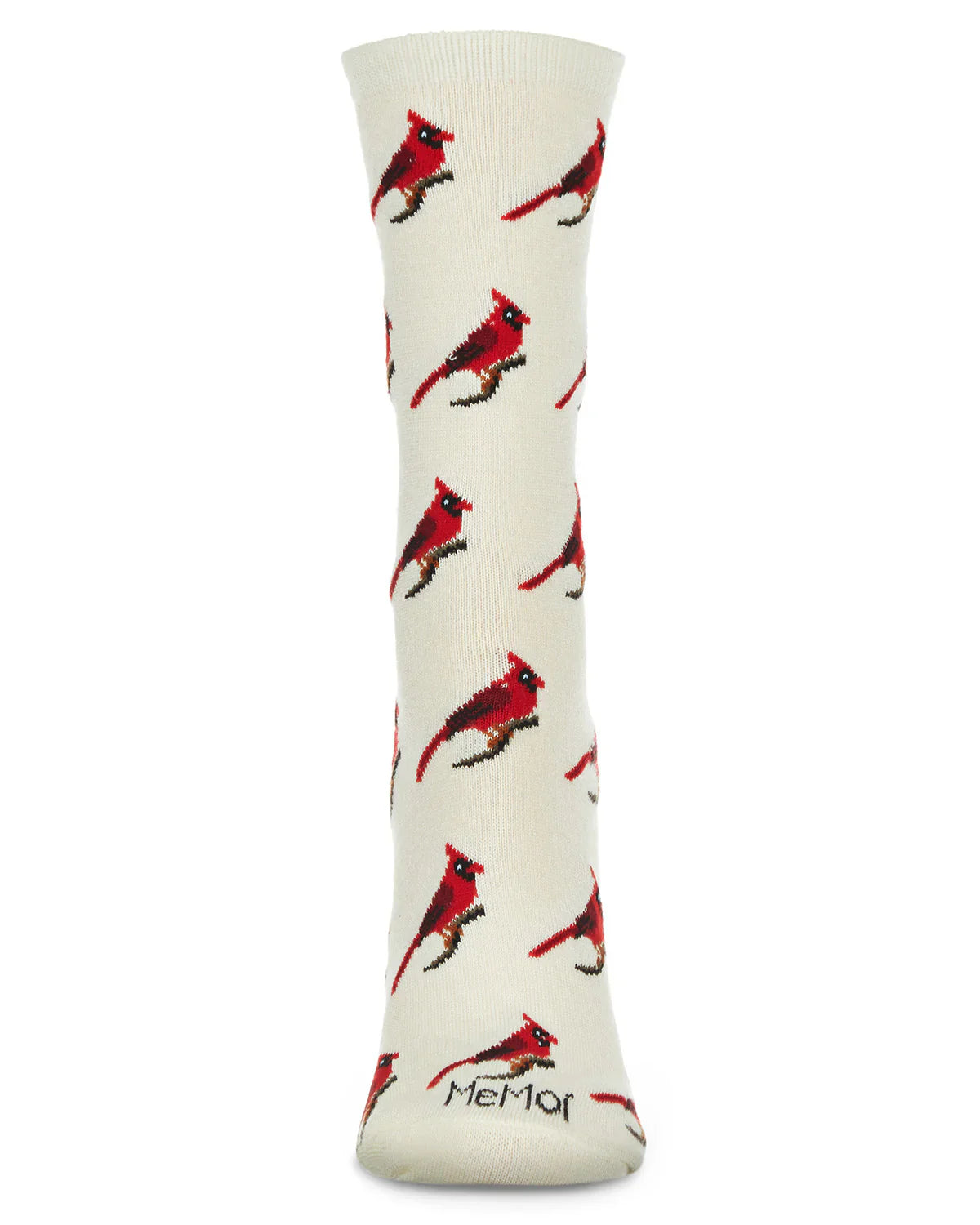 KADOU BOUTIQUE Cardinal Bamboo Crew Socks — detail close-up