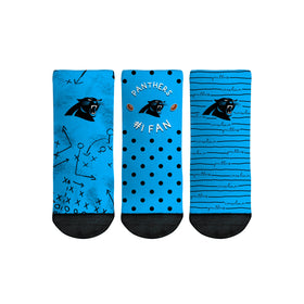 Rock 'Em Socks Carolina Panthers - Number 1 Fan 3-Pack (Toddler)