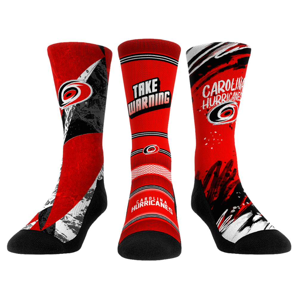 Rock 'Em Socks Rock 'Em Socks Carolina Hurricanes - Power Play 3-Pack — main product shot