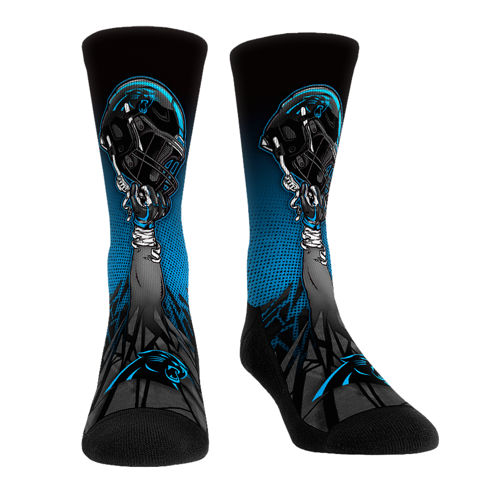 Rock 'Em Socks Rock 'Em Socks Carolina Panthers - Alternate Helmet Smash — main product shot