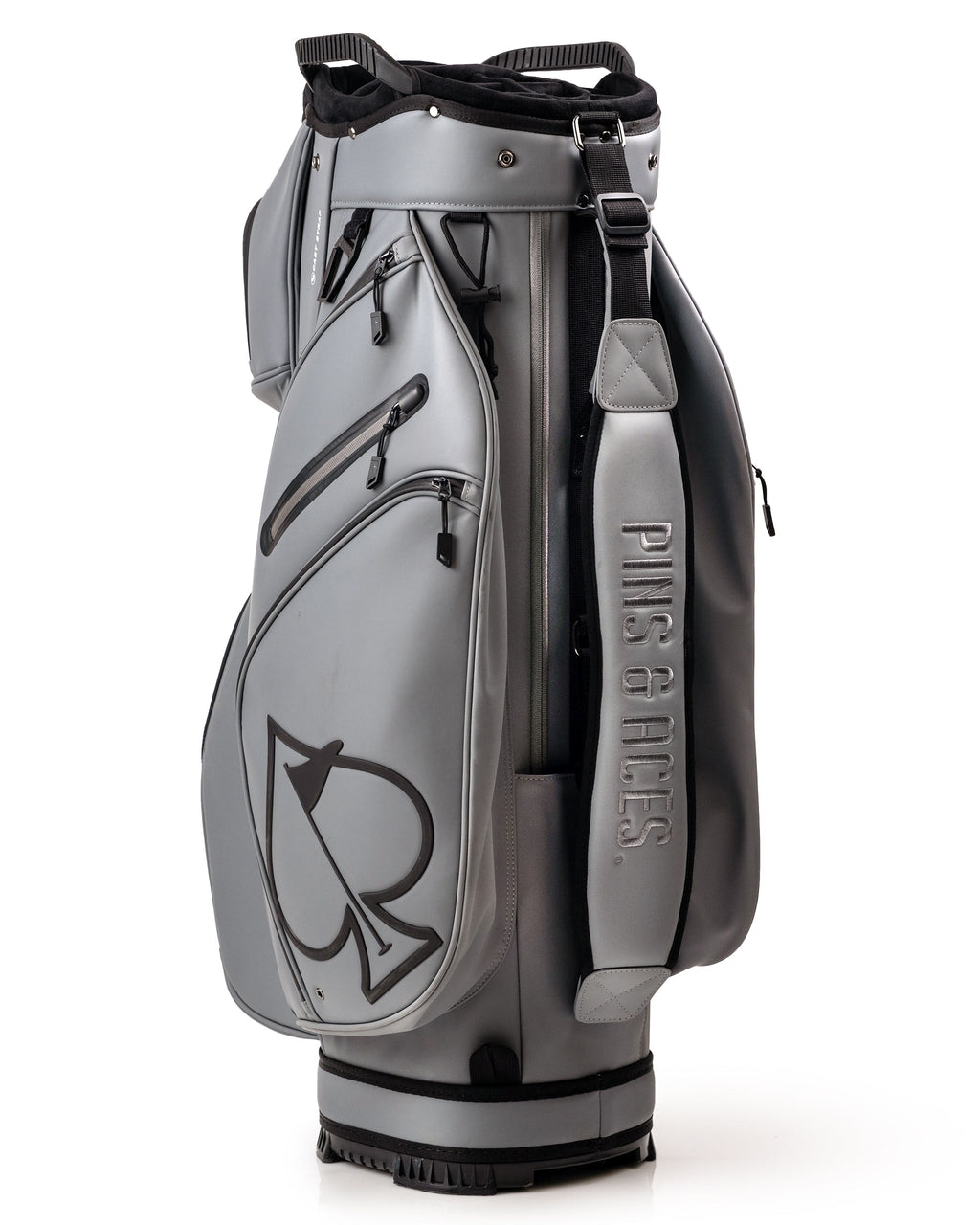 Pins and Aces Player Preferred™ Cart Bag - Flat Ash — comparison shot