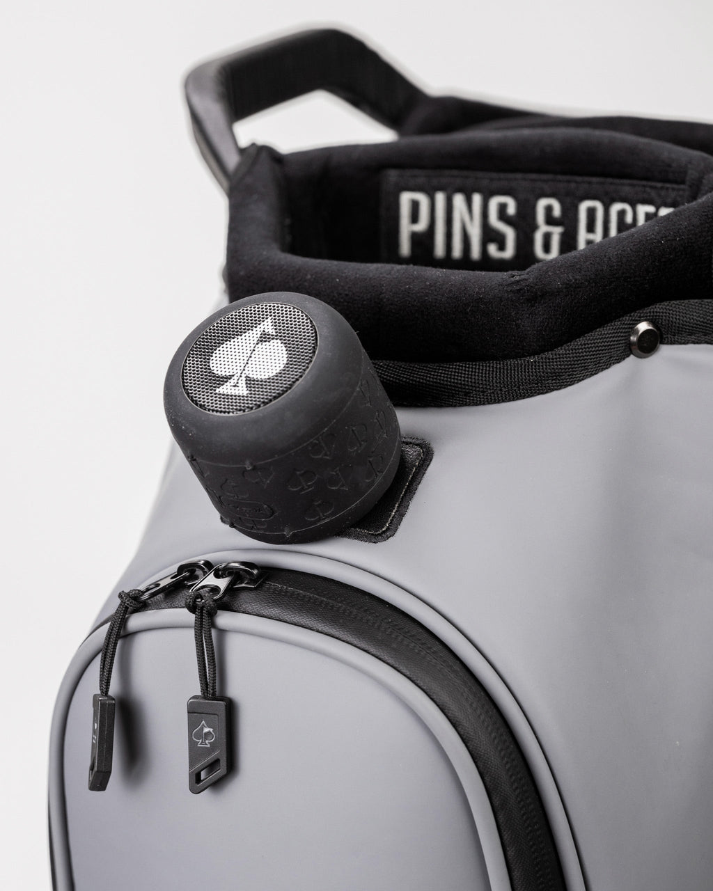 Pins and Aces Player Preferred™ Cart Bag - Flat Ash — back view