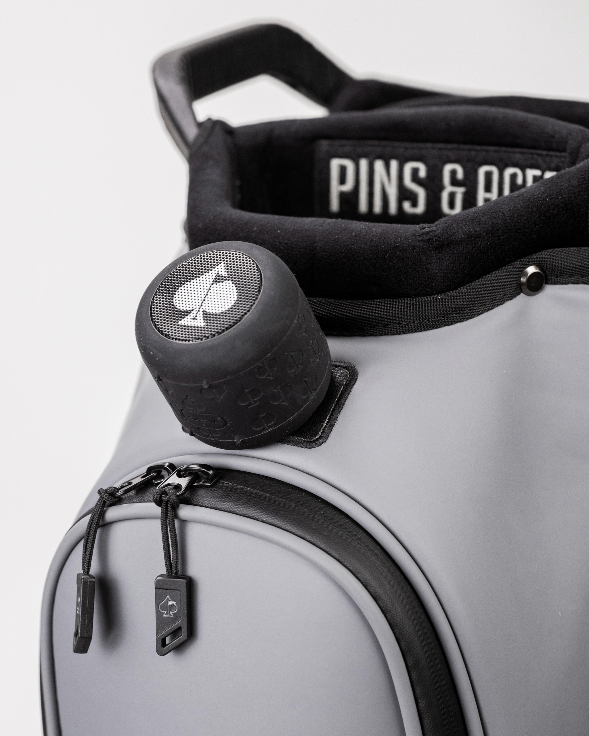 Pins and Aces Player Preferred™ Cart Bag - Flat Ash — back view