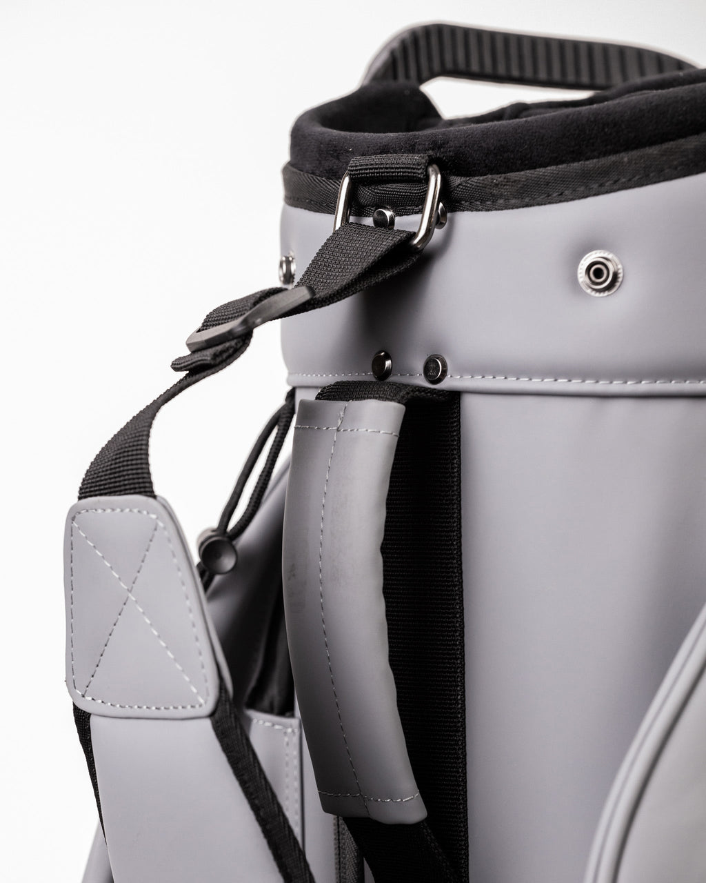 Pins and Aces Player Preferred™ Cart Bag - Flat Ash — flat-lay composition