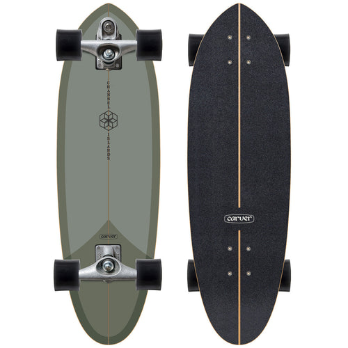 Carver x Channel Islands Mid Sage Surfskate Complete C7 - 32.5" by Skates USA