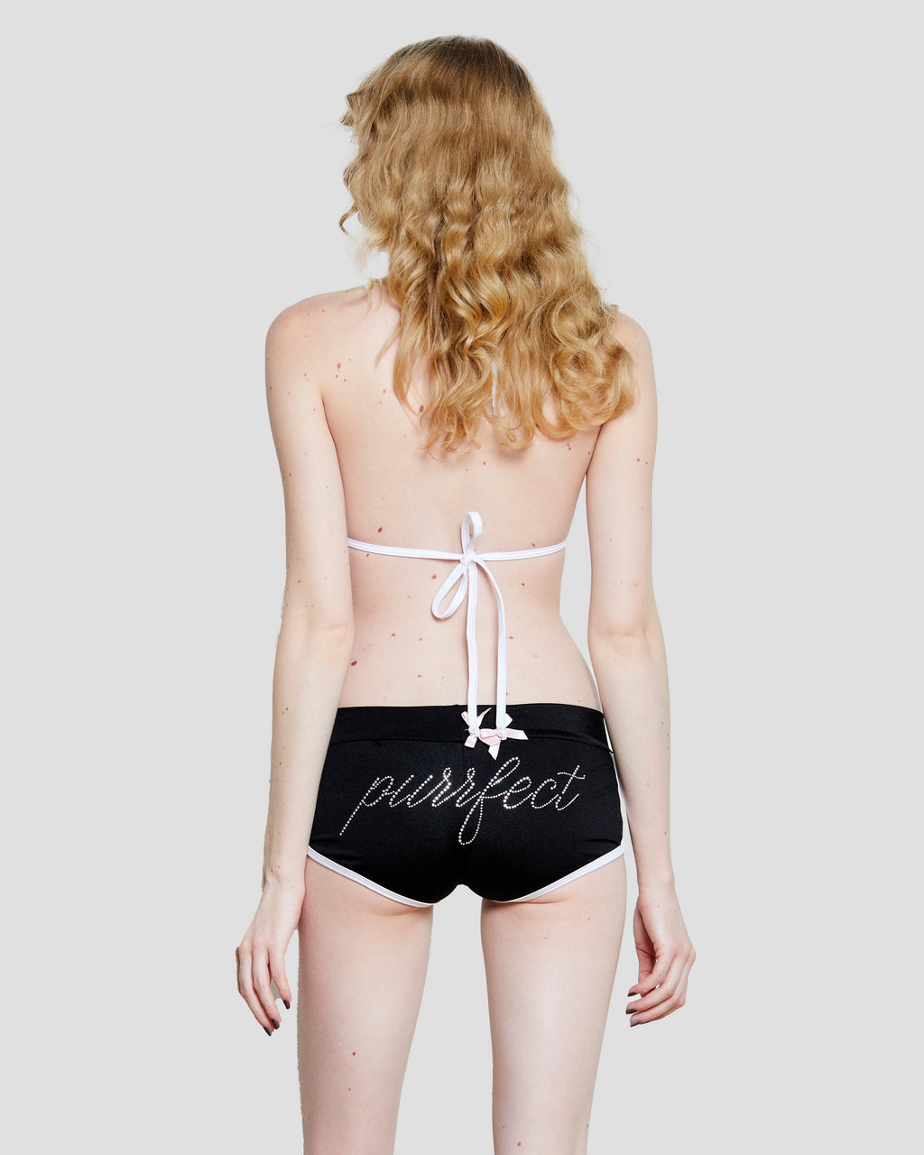 Cats n Scribbles Flirty Purrfect Booty Shorts — side view