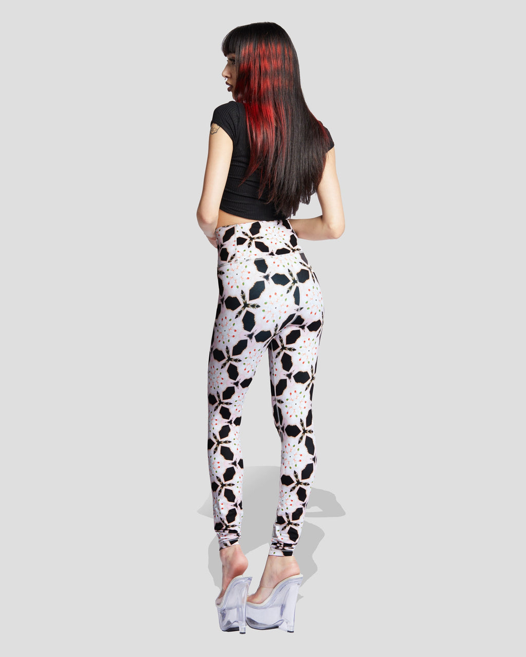 Cats n Scribbles Purrfect Sin Leggings — in-use photo
