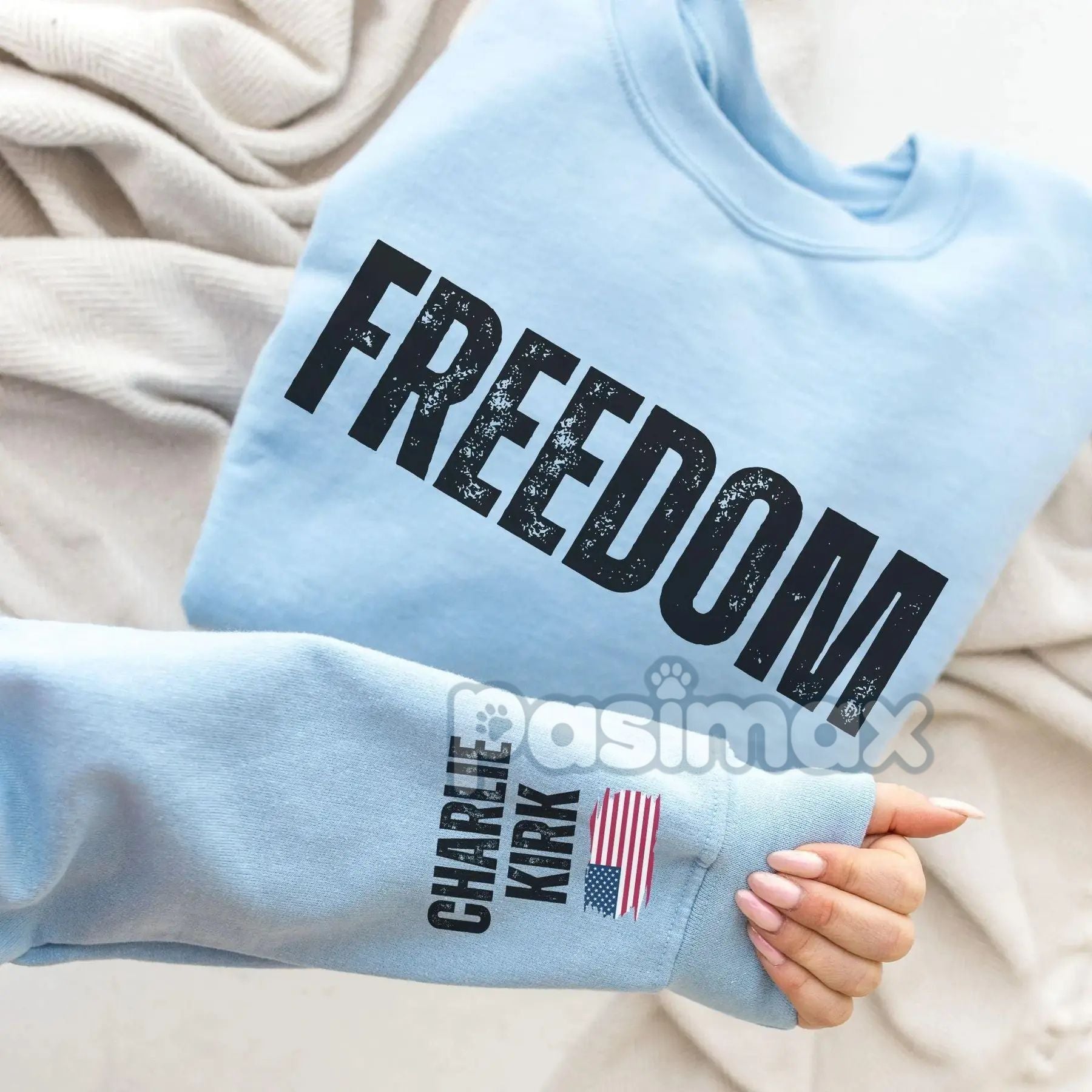 Pasimax Charlie Kirk Freedom Sweatshirt — main product shot