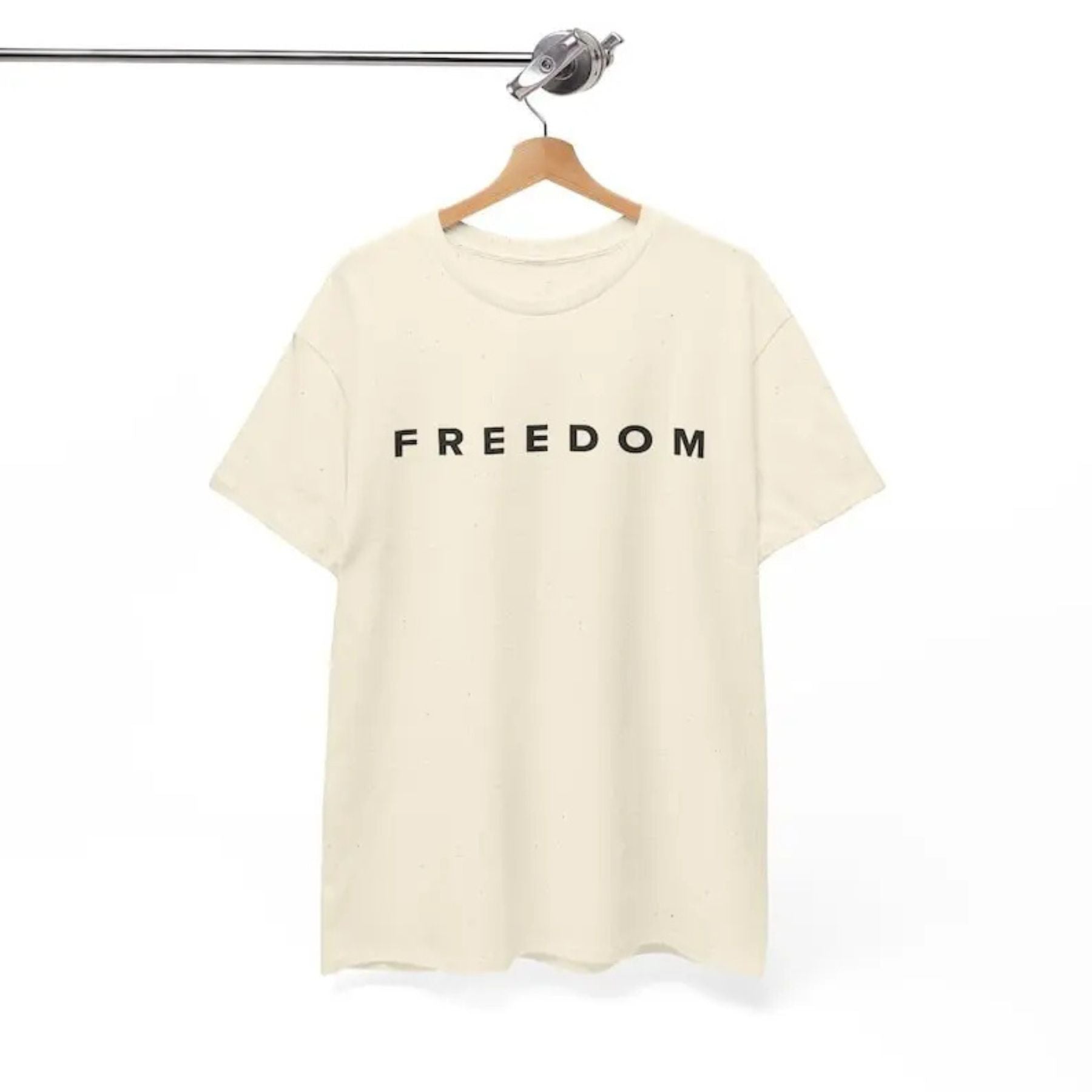 Pasimax Charlie Kirk "Justice & Freedom" T-Shirt — main product shot