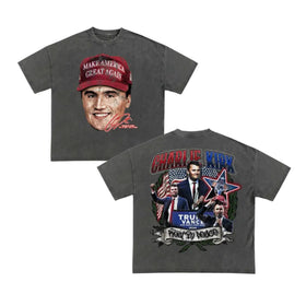 Charlie Kirk Vintage Graphic T-Shirt