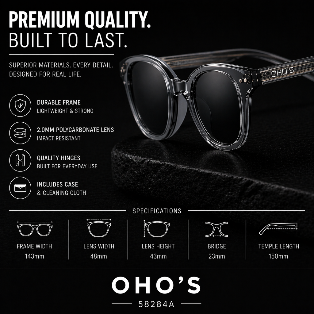 OHO's OHO's COVE Sunglasses — Hideaway Cove Silhouette — sunglasses category context