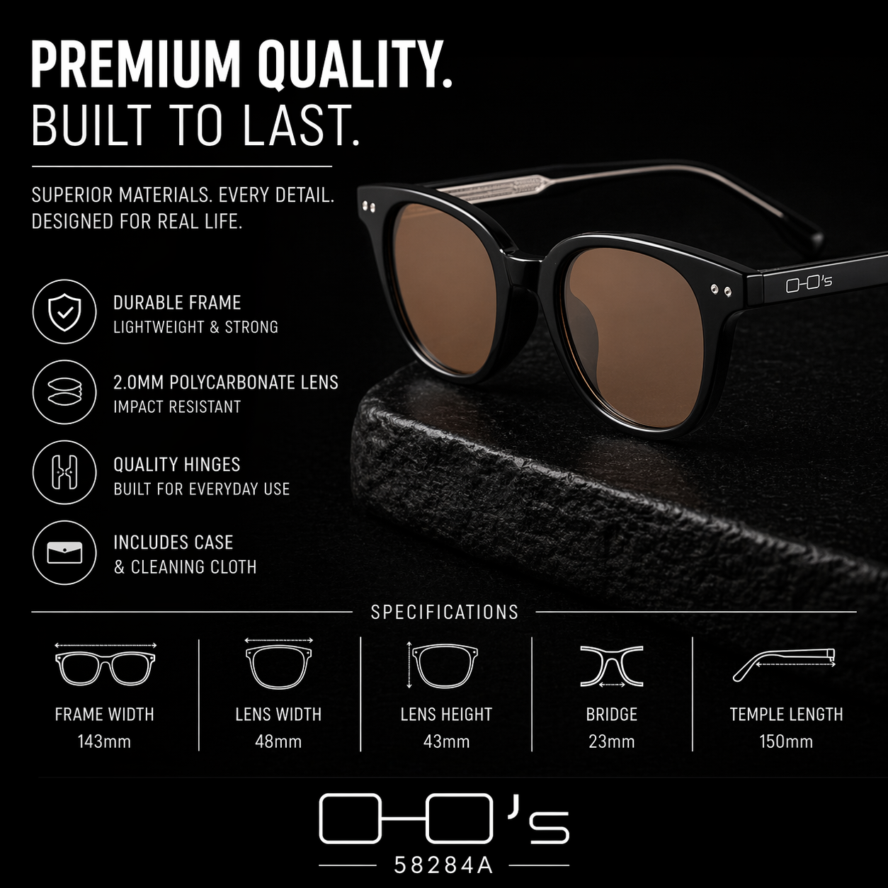 OHO's OHO's COVE Sunglasses (Color Variant 2) — Hideaway Cove Silhouette — lifestyle worn / used context