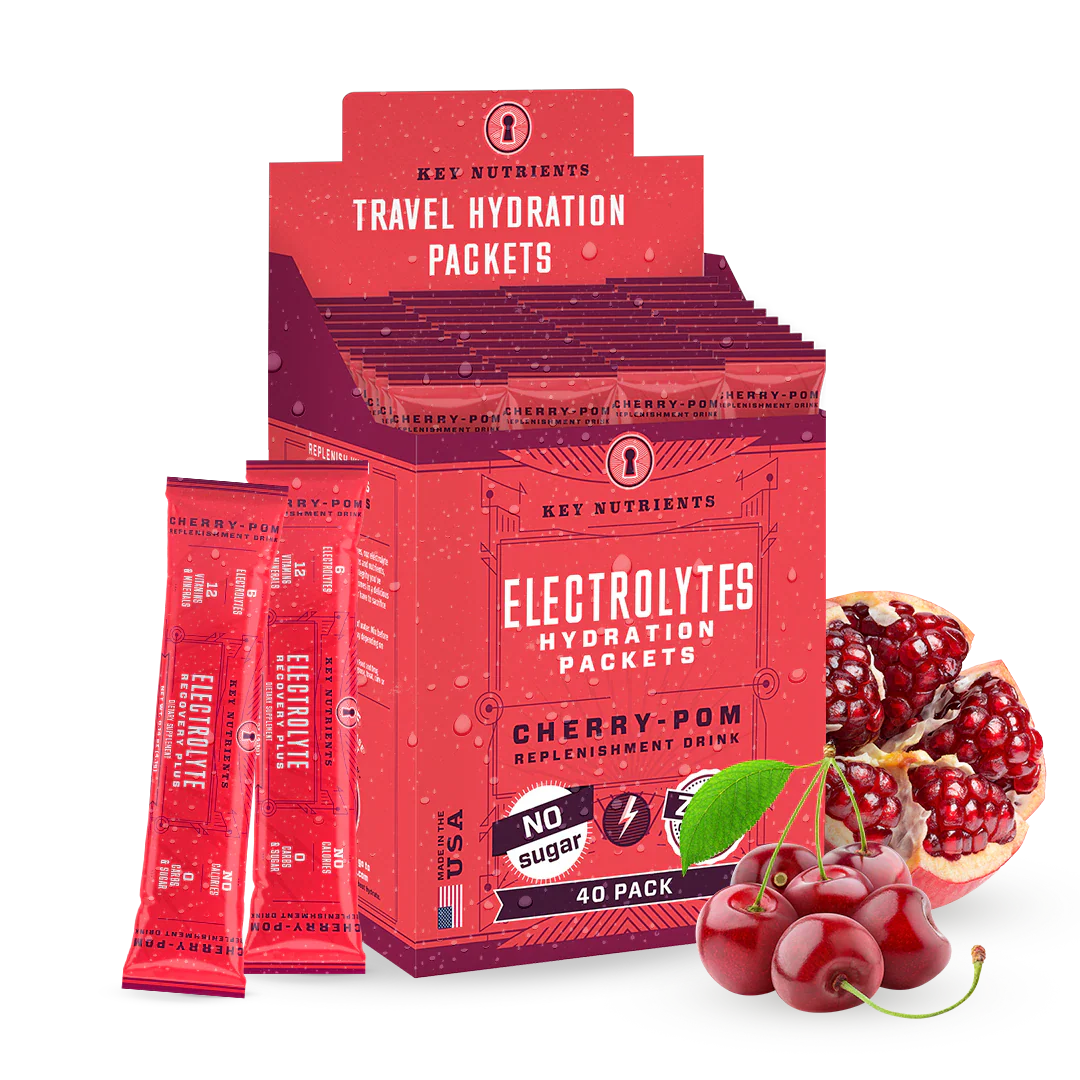 Key Nutrients Electrolyte Recovery Plus Powder (Sugar-Free) — back view