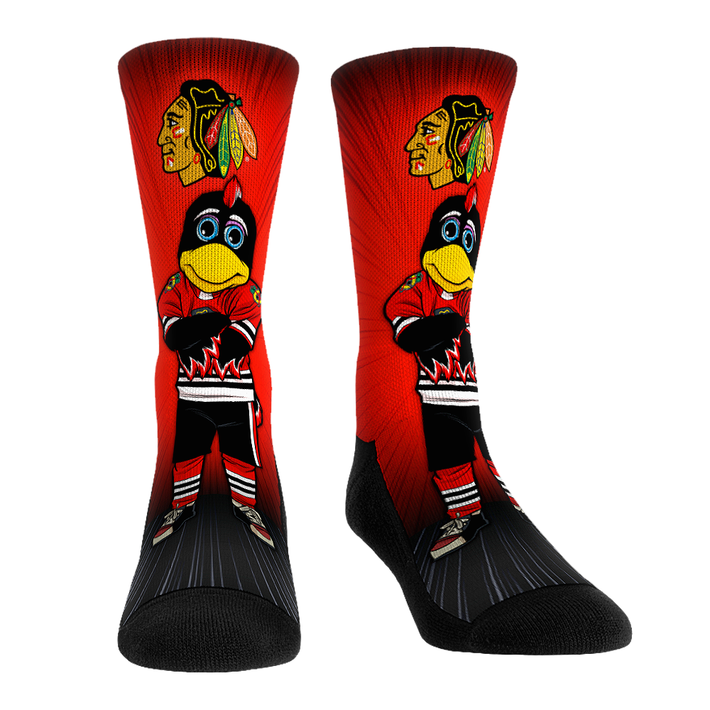 Rock 'Em Socks Rock 'Em Socks Chicago Blackhawks - Mascot Pump Up! — main product shot