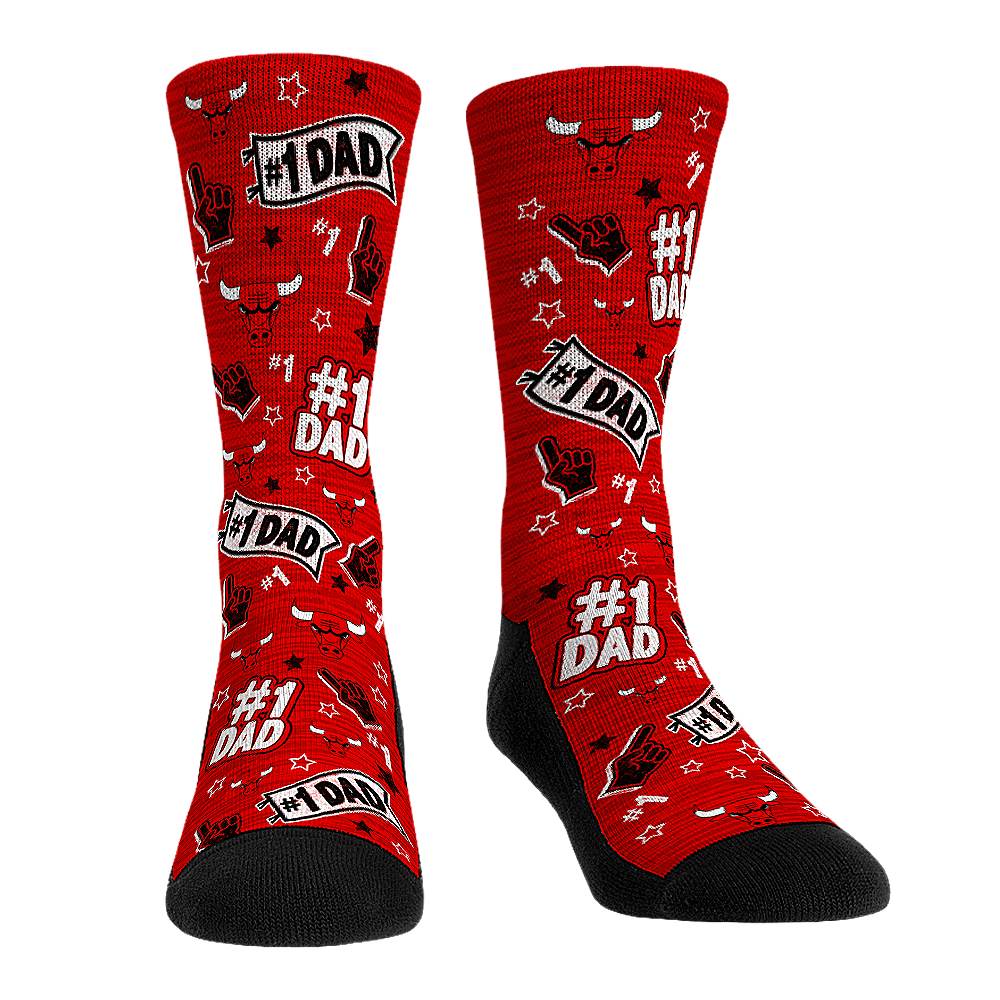 Rock 'Em Socks Rock 'Em Socks Chicago Bulls - #1 Dad — main product shot