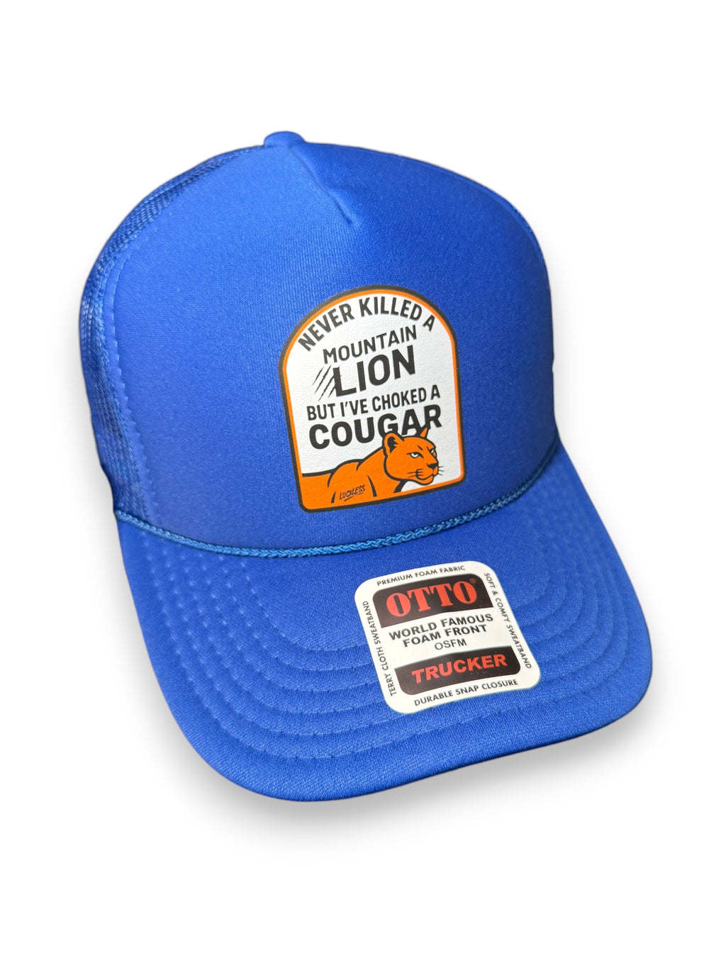 Choked a Cougar Trucker Hat