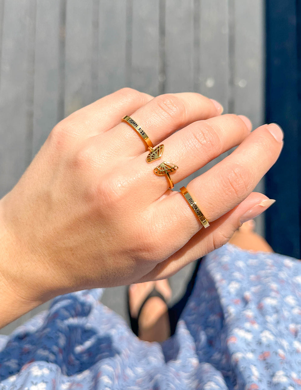 Elevated Faith Butterfly Ring — lifestyle context