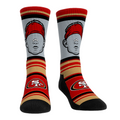 Rock 'Em Socks Christian McCaffrey - San Francisco 49ers  - Superstar Stripes — main product shot