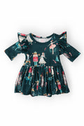 Mila & Rose ® Christmas Ballet Twirl Flutter Bodysuit — main product shot