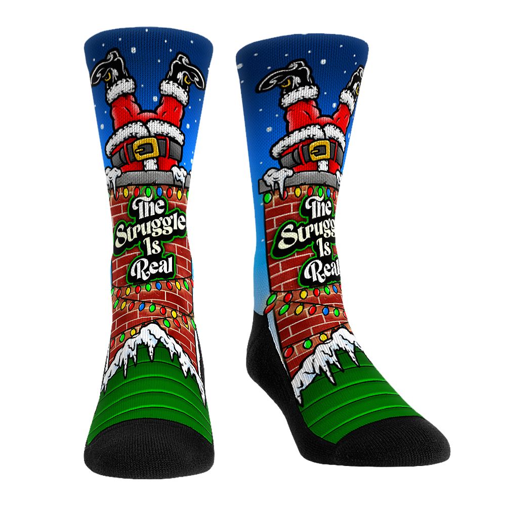 Rock 'Em Socks Rock 'Em Socks Christmas - The Struggle is Real — main product shot