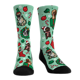 Rock 'Em Socks Holiday Dogs - All-Over