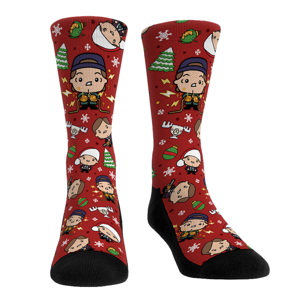 Rock 'Em Socks National Lampoon's Christmas Vacation - Clark Chibi All-Over — main product shot
